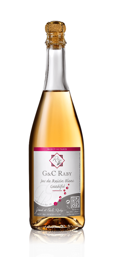 Jus De Raisin Gazéifié Blanc Gandc Raby Producteur Cognac Grande Champagne Pineau Vin Et 